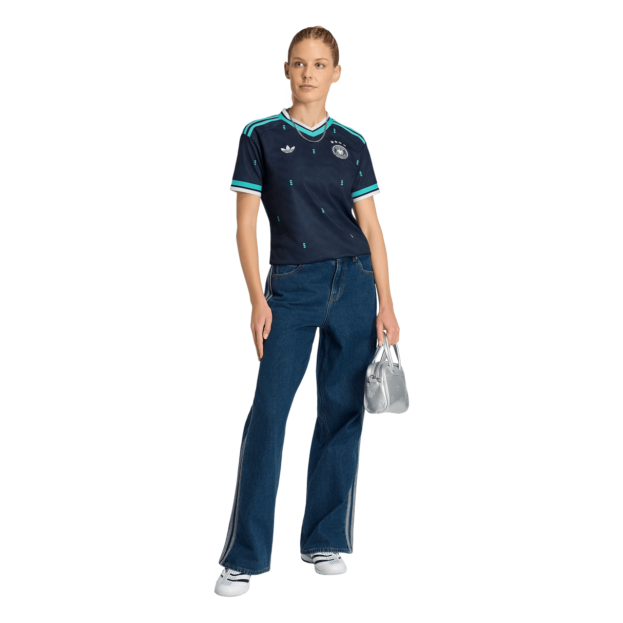ADIDAS - Germany 26 Away Jersey - Donna - Blue - image 5