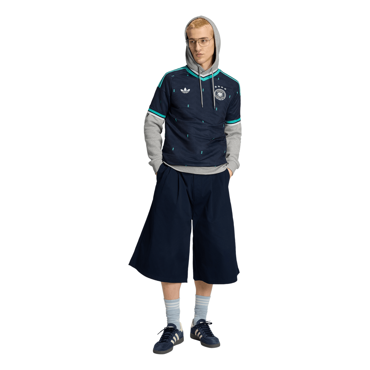 ADIDAS - Germany 26 Away Jersey - Uomo - Blue - image 5