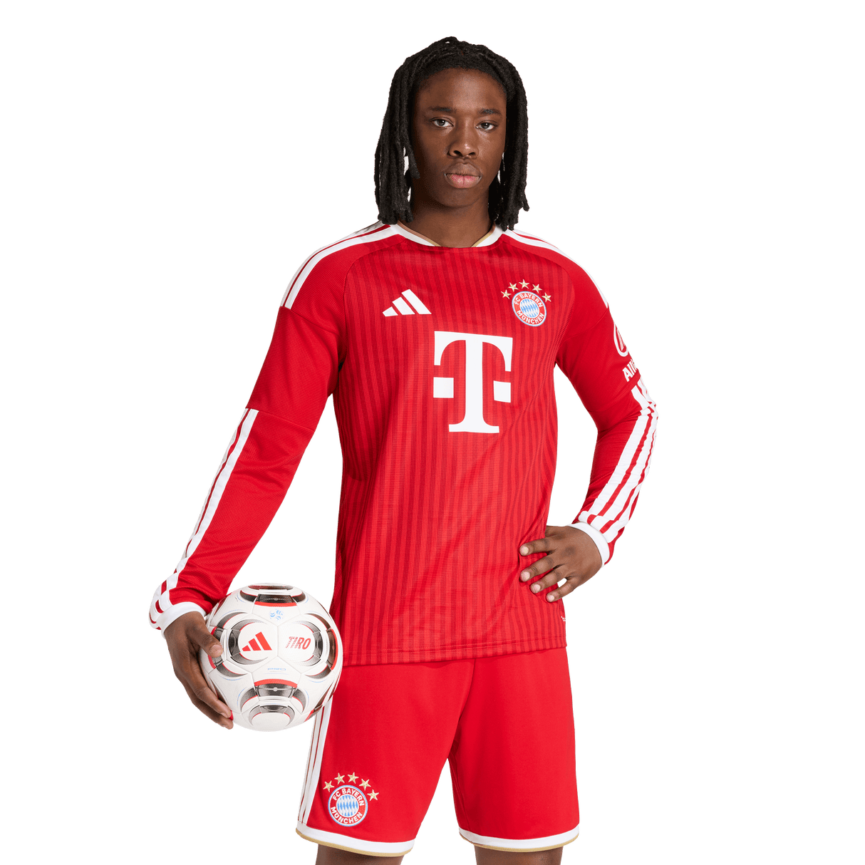 ADIDAS - Fc Bayern 26/27 Home Jersey Long Sleeve - Uomo - Red - image 3