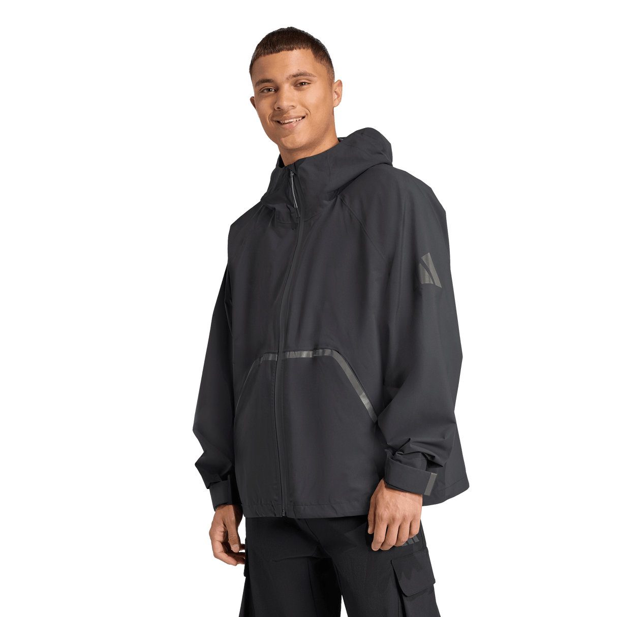 ADIDAS - Giacca Antipioggia Myshelter CLIMAPROOF - Uomo - Black - image 2