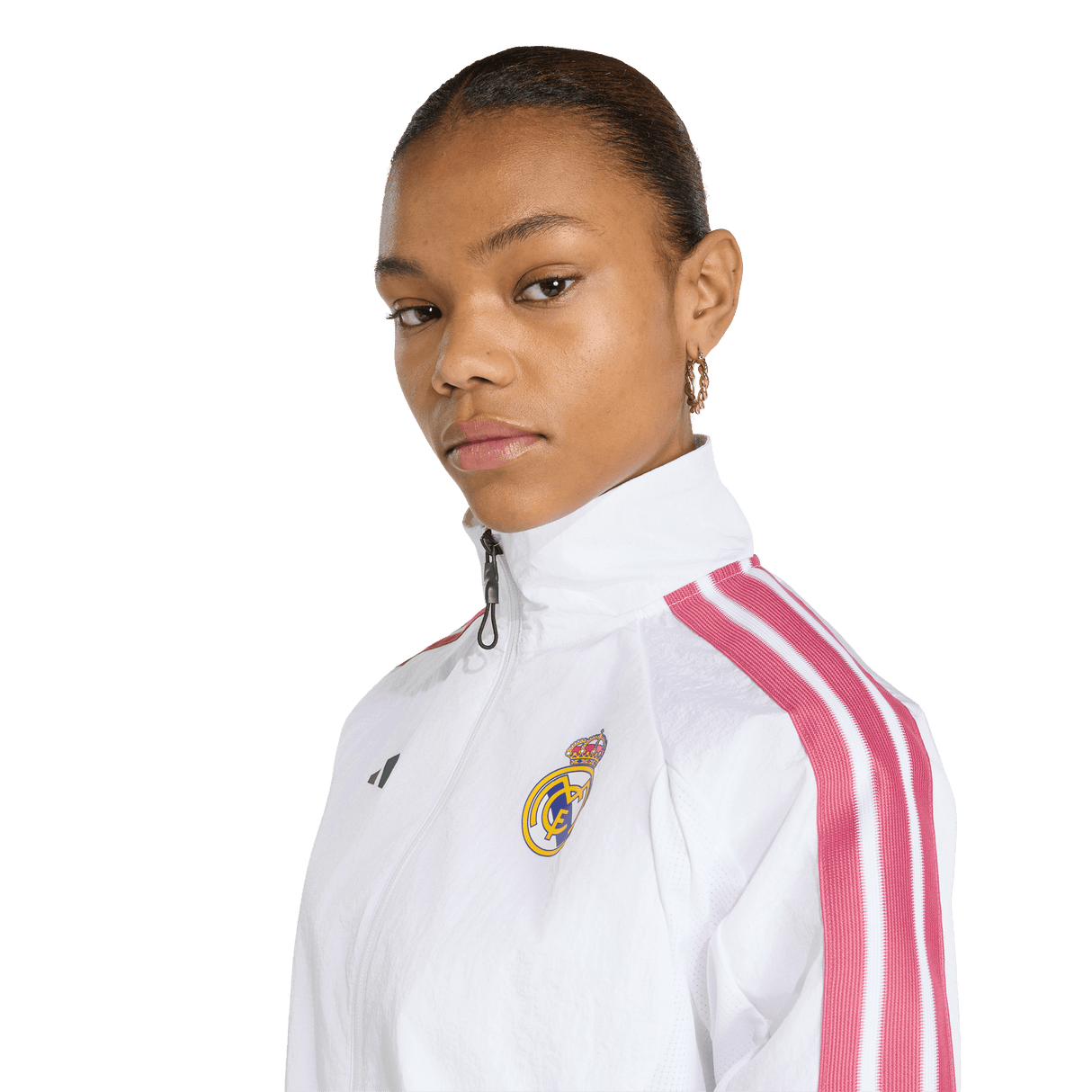 ADIDAS - Real Madrid Home Anthem Jacket - Donna - White - image 5