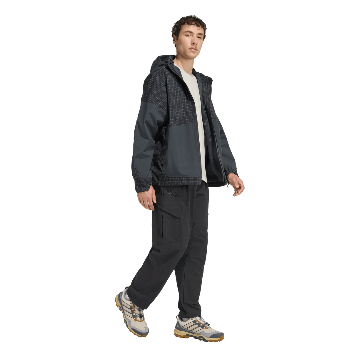 ADIDAS - Giacca TERREX Xploric 2 Layer CLIMAPROOF - Uomo - Black - image 4