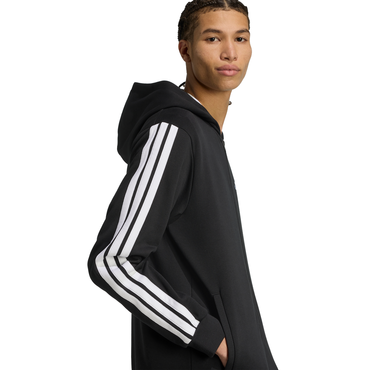 ADIDAS - 3-Stripes Fleece Hooded Tracksuit - Uomo - image 8