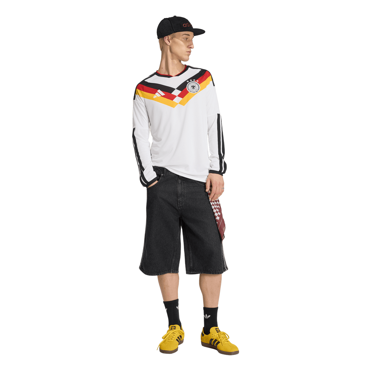ADIDAS - Maglia Home Long Sleeve Germany 26 - Uomo - White - image 5