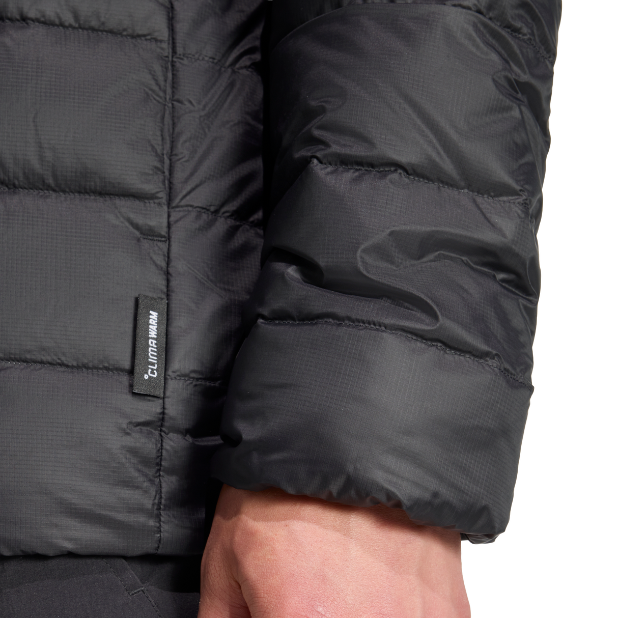 ADIDAS - TERREX Multi Essentials CLIMAWARM Light Down Hooded Jacket - Uomo - Black - image 6
