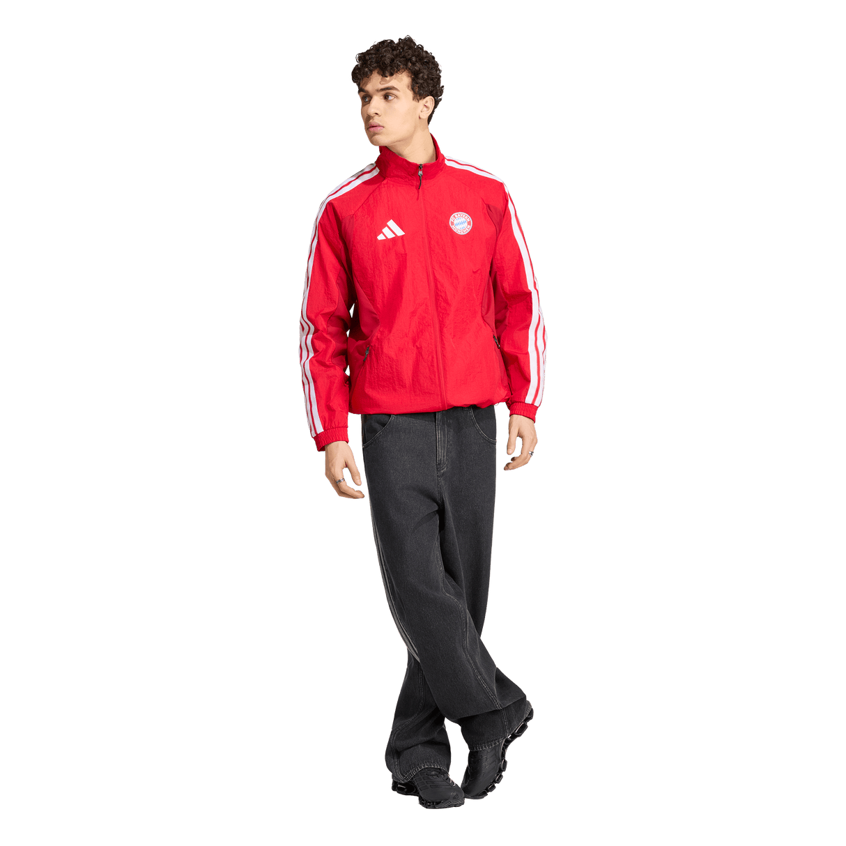ADIDAS - Fc Bayern Muenchen Home Anthem Jacket - Uomo - Red - image 4