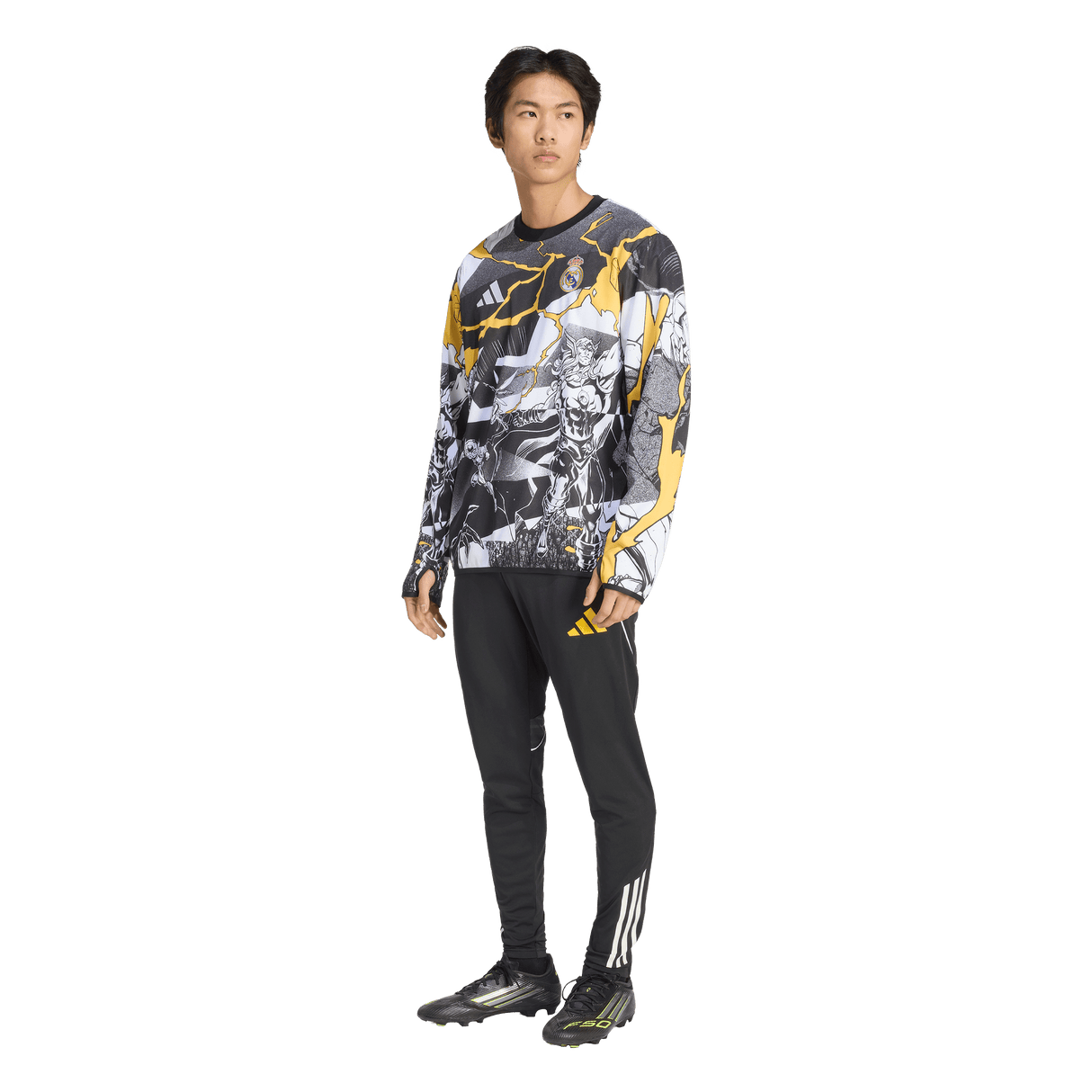 ADIDAS - Maglia Adidas Avengers Pre-Match Warm Real Madrid 25/26 - Uomo - White - image 5
