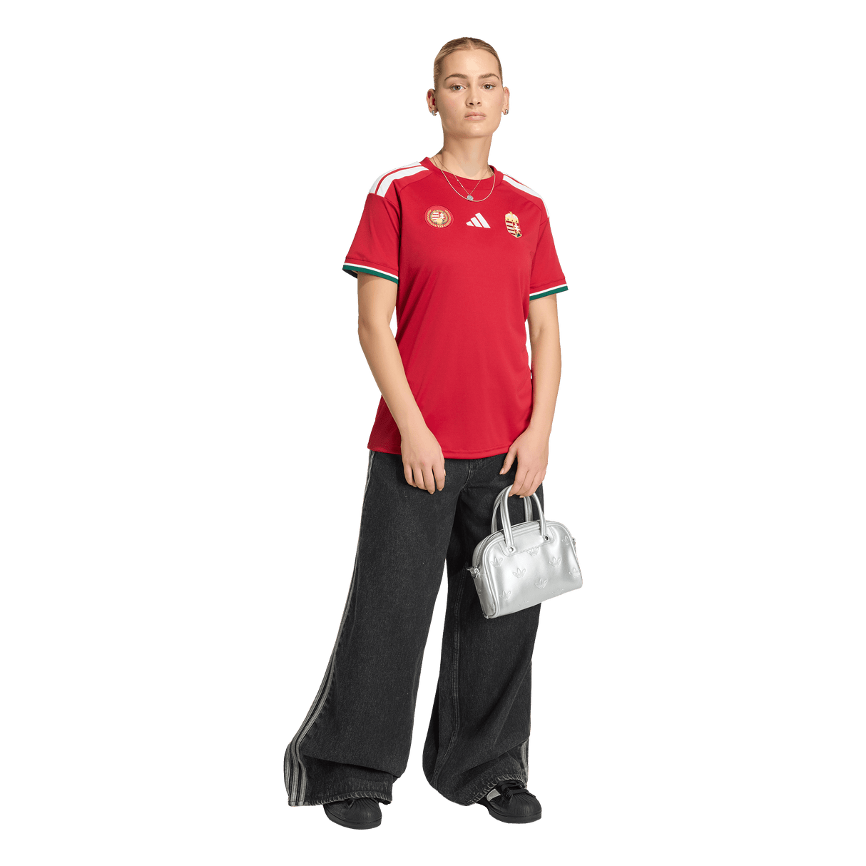 ADIDAS - Hungary 26 Home Jersey - Donna - Red - image 5