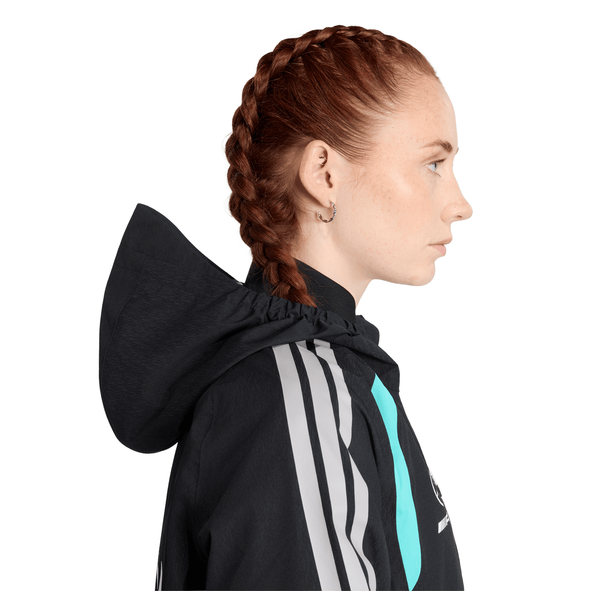 ADIDAS - Mercedes - Amg Petronas Formula 1 Team Mechanics Rain Jacket - Donna - Black - image 6