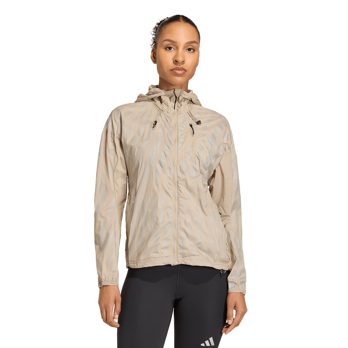 ADIDAS - Giacca Da Running Adi365 Reflective - Donna - Brown - image 2