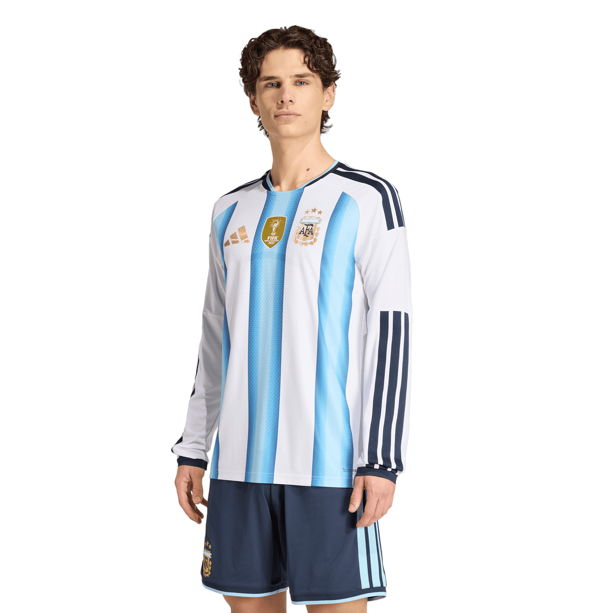ADIDAS - Maglia Home Authentic Argentina 26 A Maniche Lunghe - Uomo - White - image 3