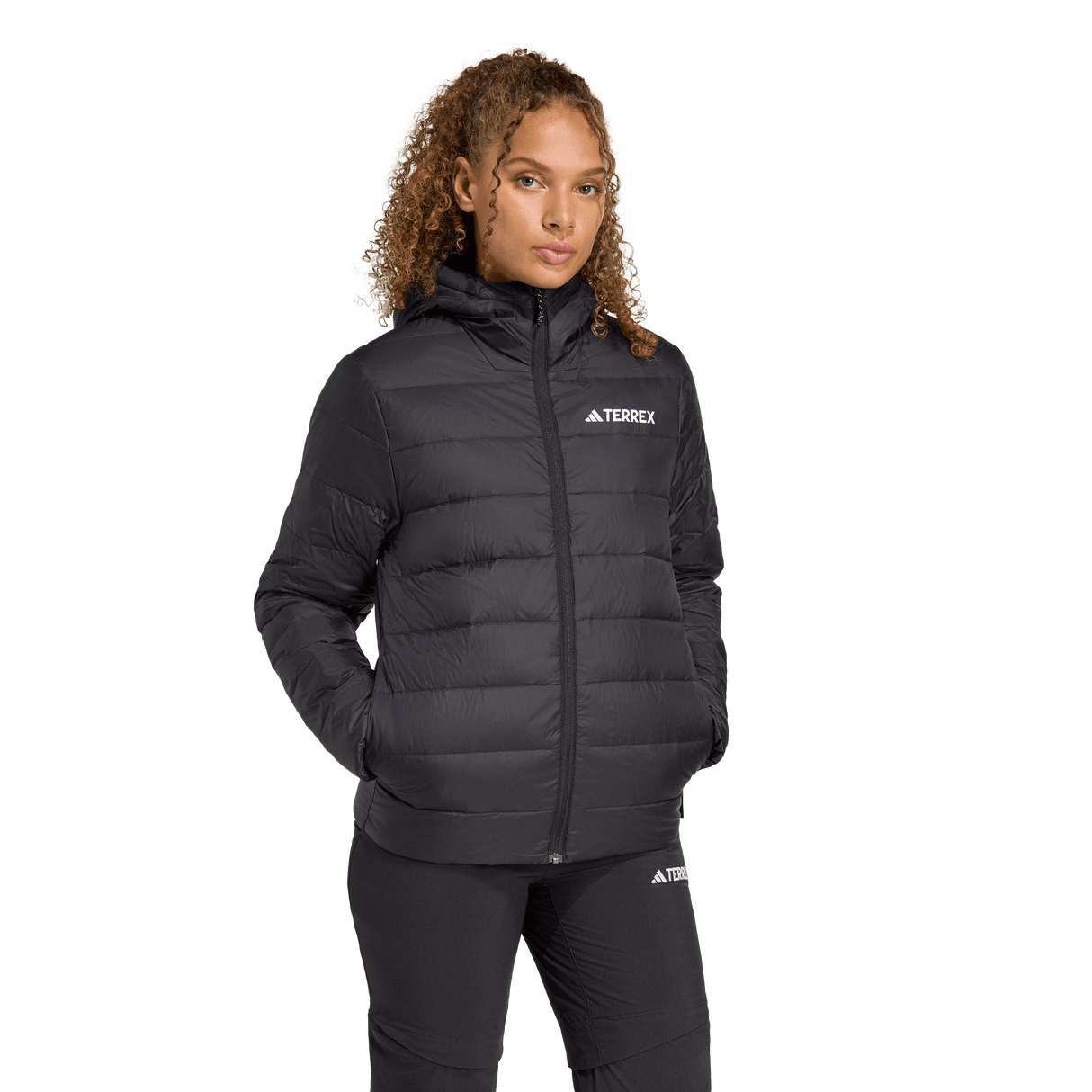 ADIDAS - TERREX Multi Essentials CLIMAWARM Light Down Hooded Jacket - Donna - image 4