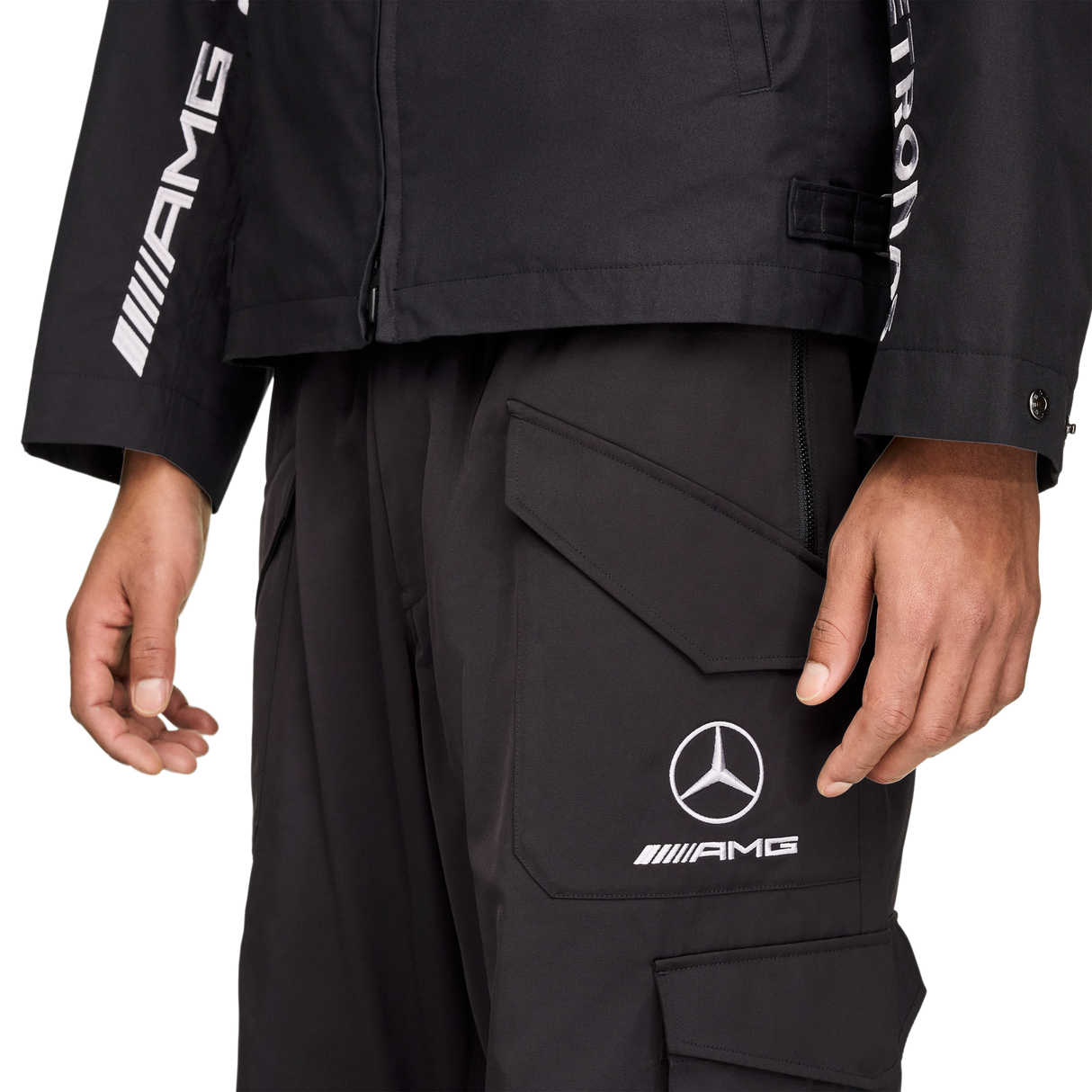 ADIDAS - Y-3 Mercedes - Amg Petronas Formula 1 Team Cargo Pants - Black - image 8