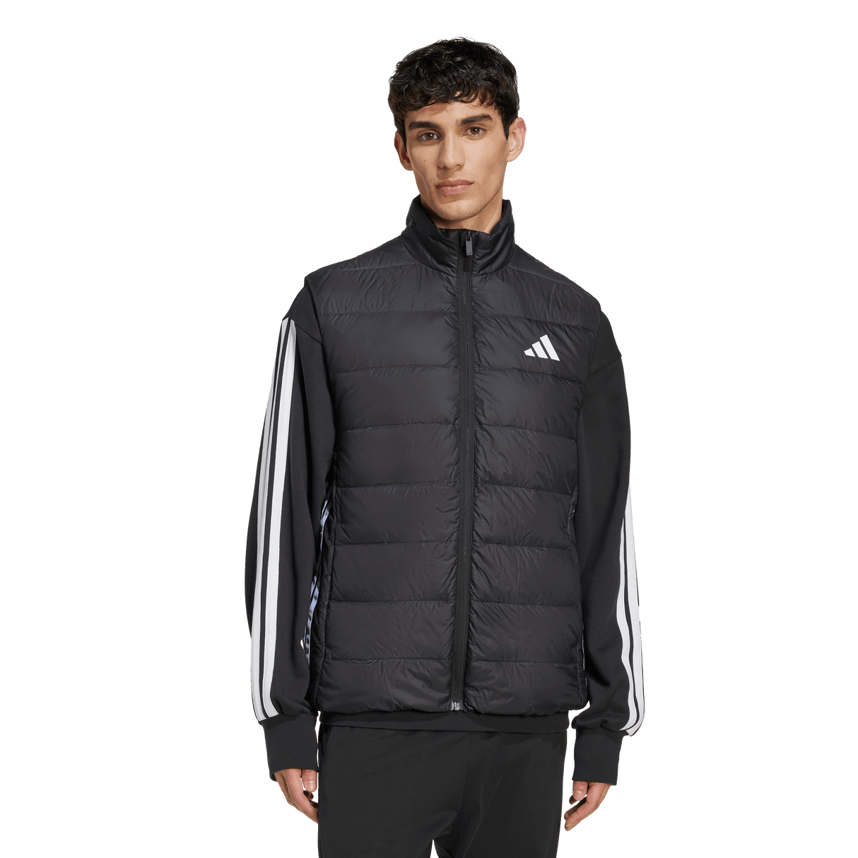 ADIDAS - Essentials CLIMAWARM 3 Stripes Light Down Vests - Uomo - Black - image 2