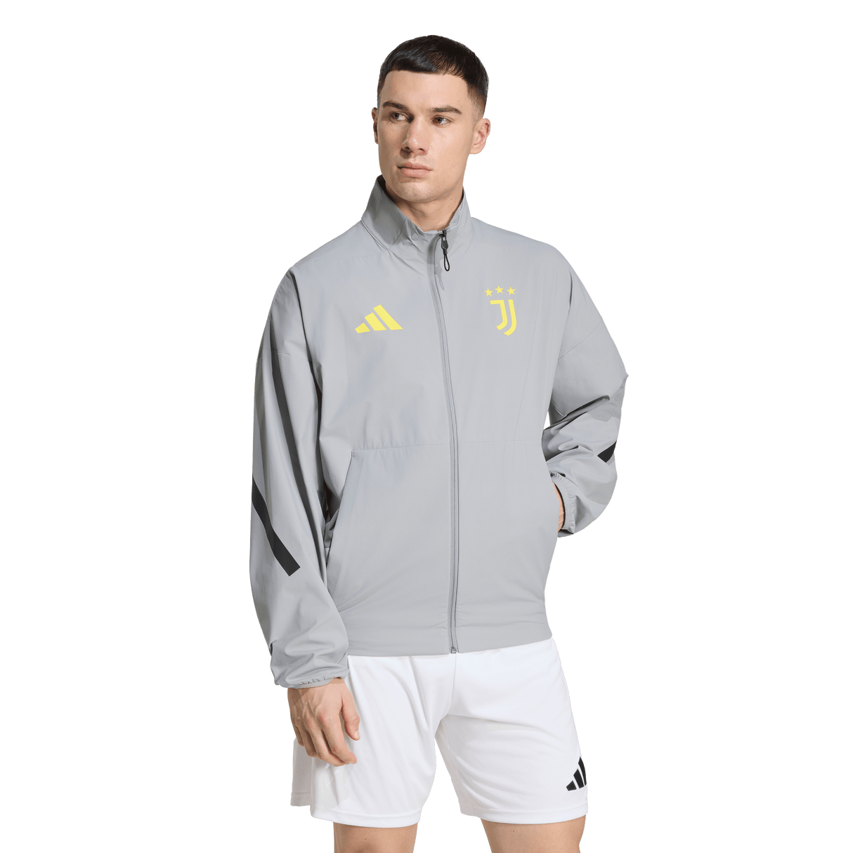 ADIDAS - Juventus Fc Z.N.E. Anthem Jacket - Uomo - Grey - image 2