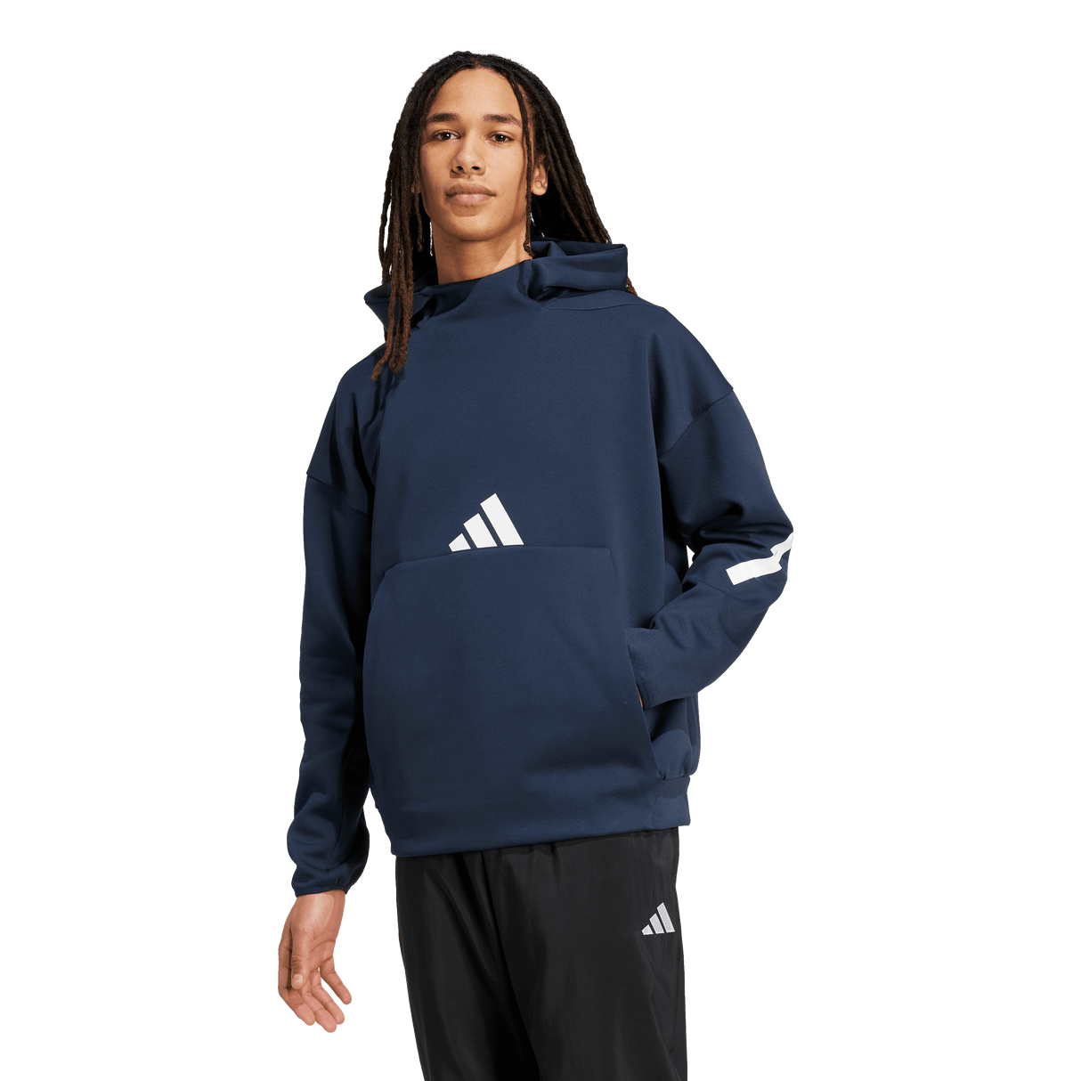 ADIDAS - Hoodie Z.N.E. - Uomo - Blue - image 2