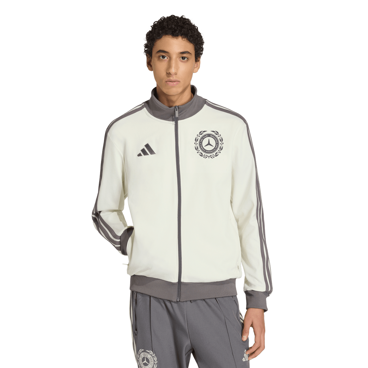 ADIDAS - Mercedes - Amg Petronas Formula 1 Team Silver Arrows Icon Track Top - Uomo - White - image 2