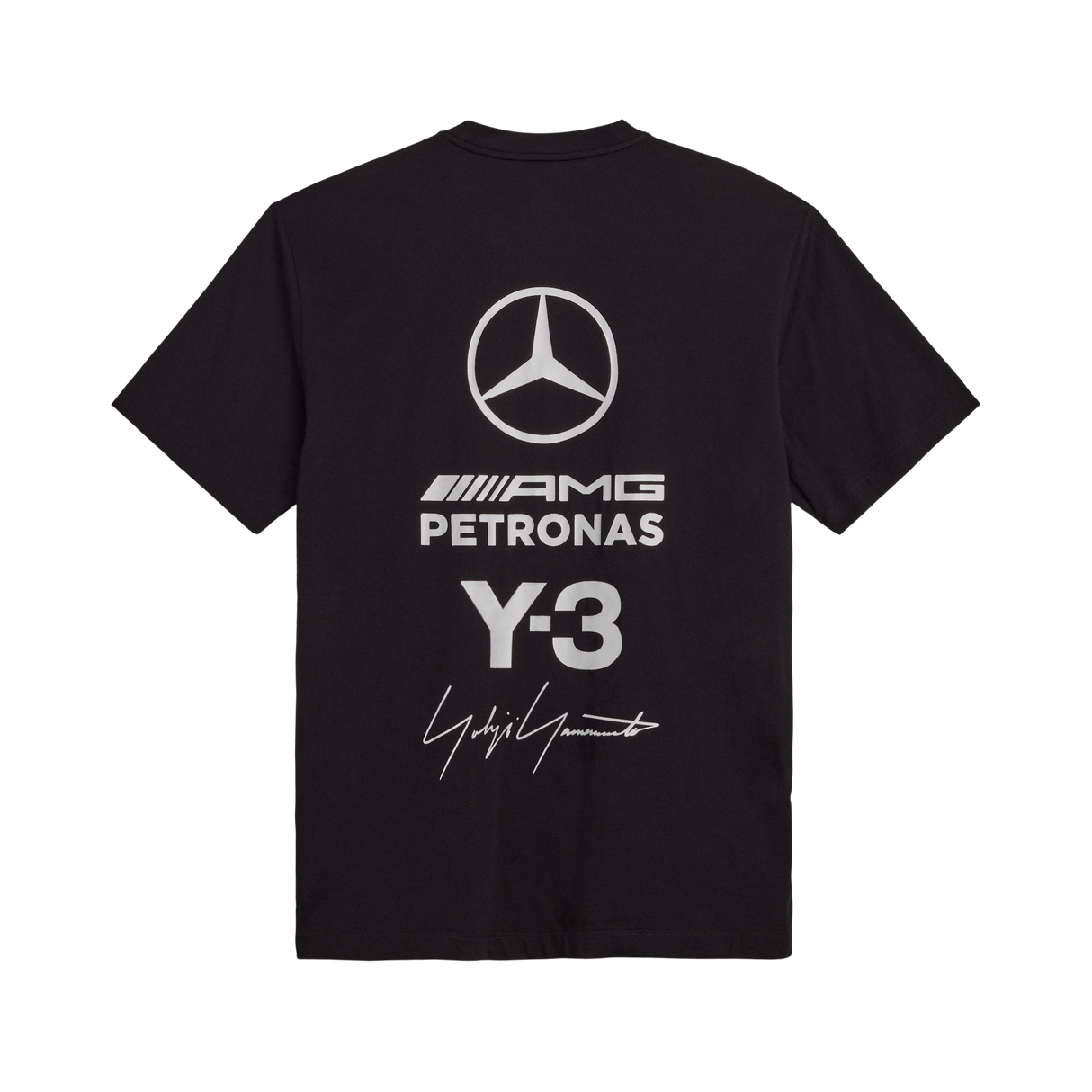 ADIDAS - Y-3 Mercedes - Amg Petronas Formula 1 Team Logo Stack Short Sleeve Tee - image 9
