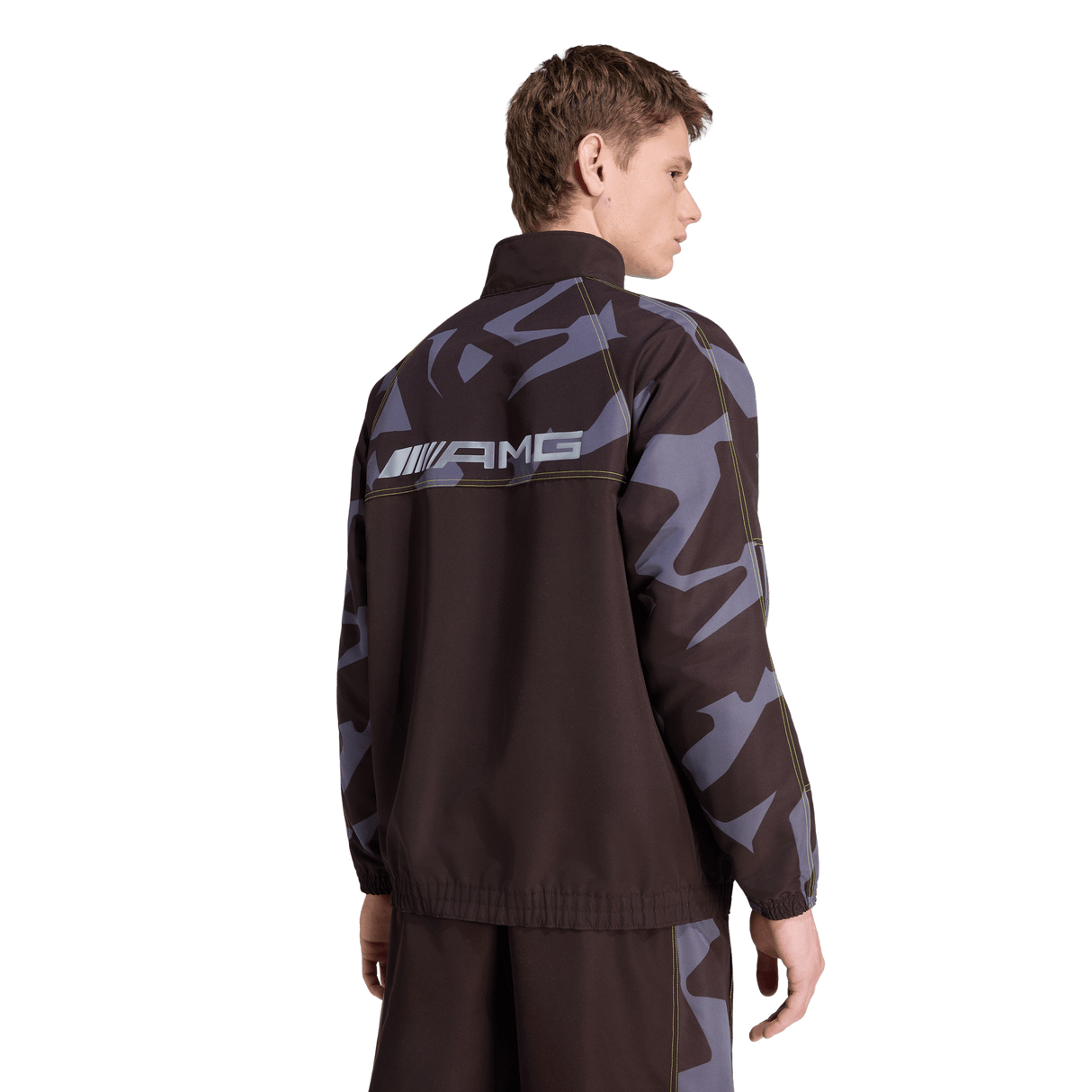 ADIDAS - Amg Camo Woven Track Jacket - Brown - image 3