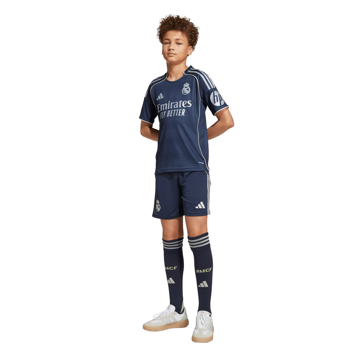 ADIDAS - Real Madrid 25/26 Away Kids Kit - Blue - image 6