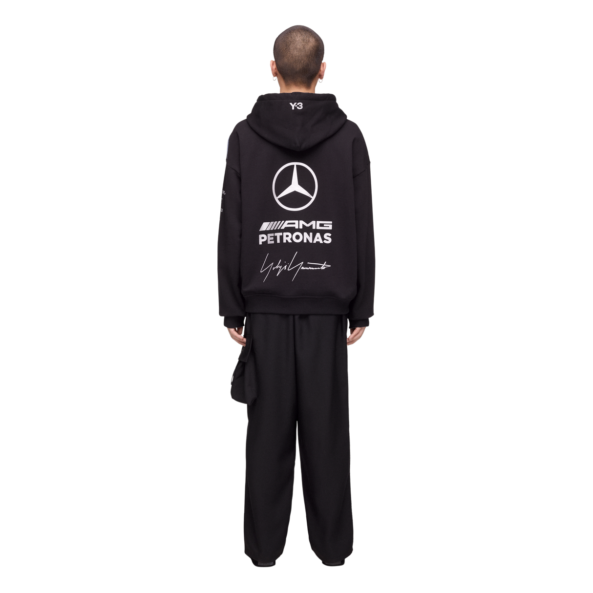 ADIDAS - Y-3 Mercedes - Amg Petronas Formula 1 Team Hoodie - Black - image 3