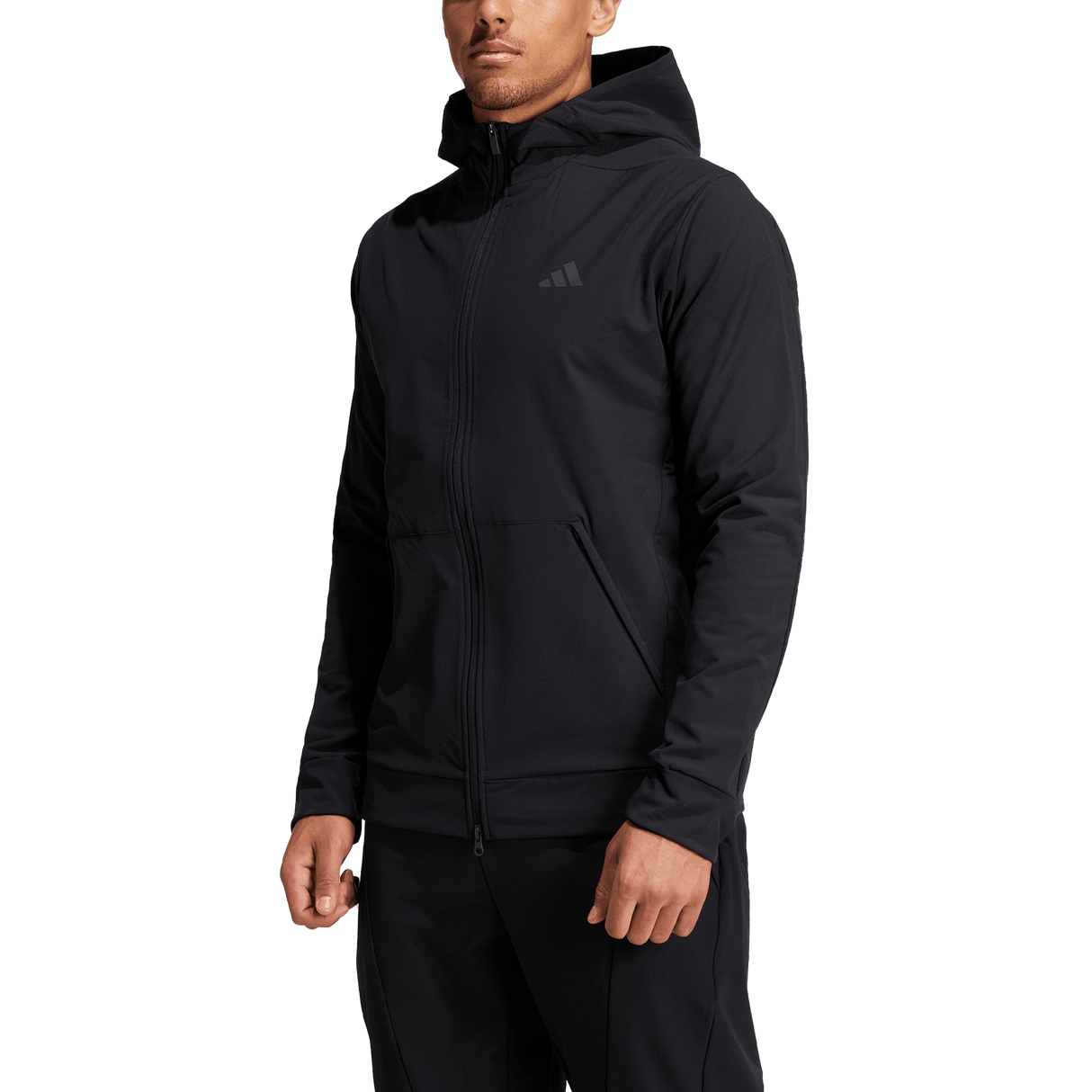 ADIDAS - Felpa Con Cappuccio Designed For Training COLD.RDY Full-Zip - Uomo - Black - image 4