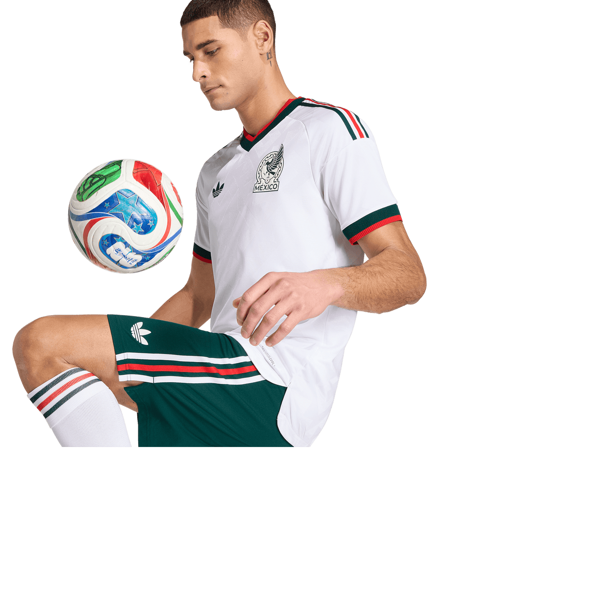 ADIDAS - Mexico 26 Away Authentic Jersey - Uomo - White - image 7
