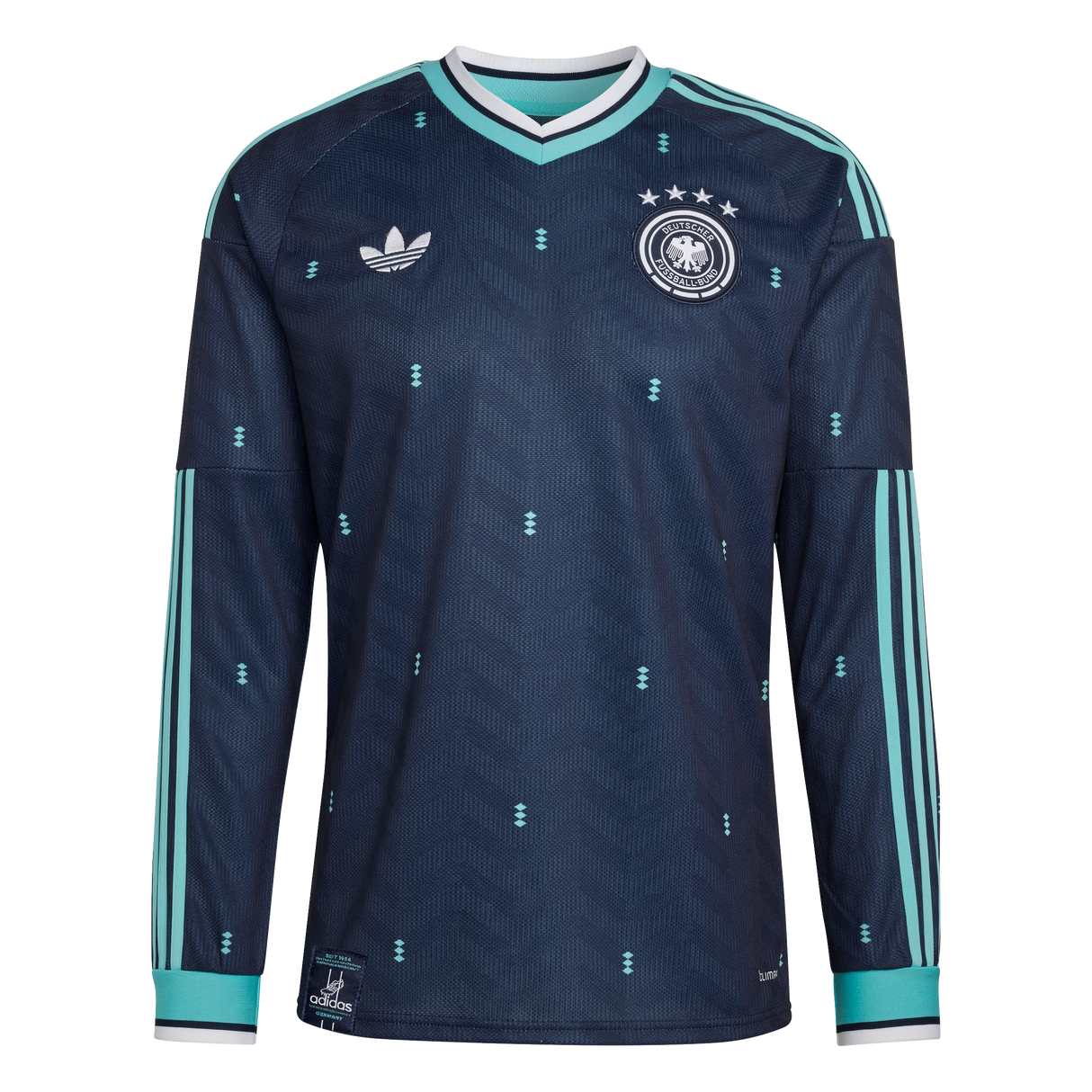 ADIDAS - Germany 26 Away Long Sleeve Jersey - Uomo - Blue - image 1