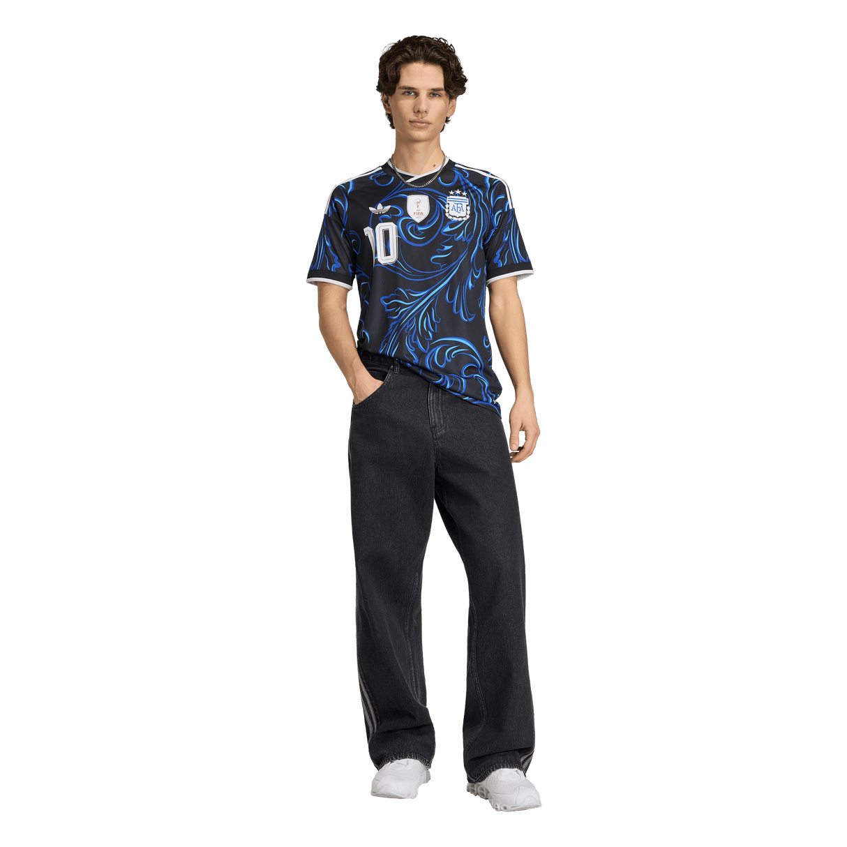 ADIDAS - Argentina 26 Away Messi Jersey - Uomo - Black - image 5