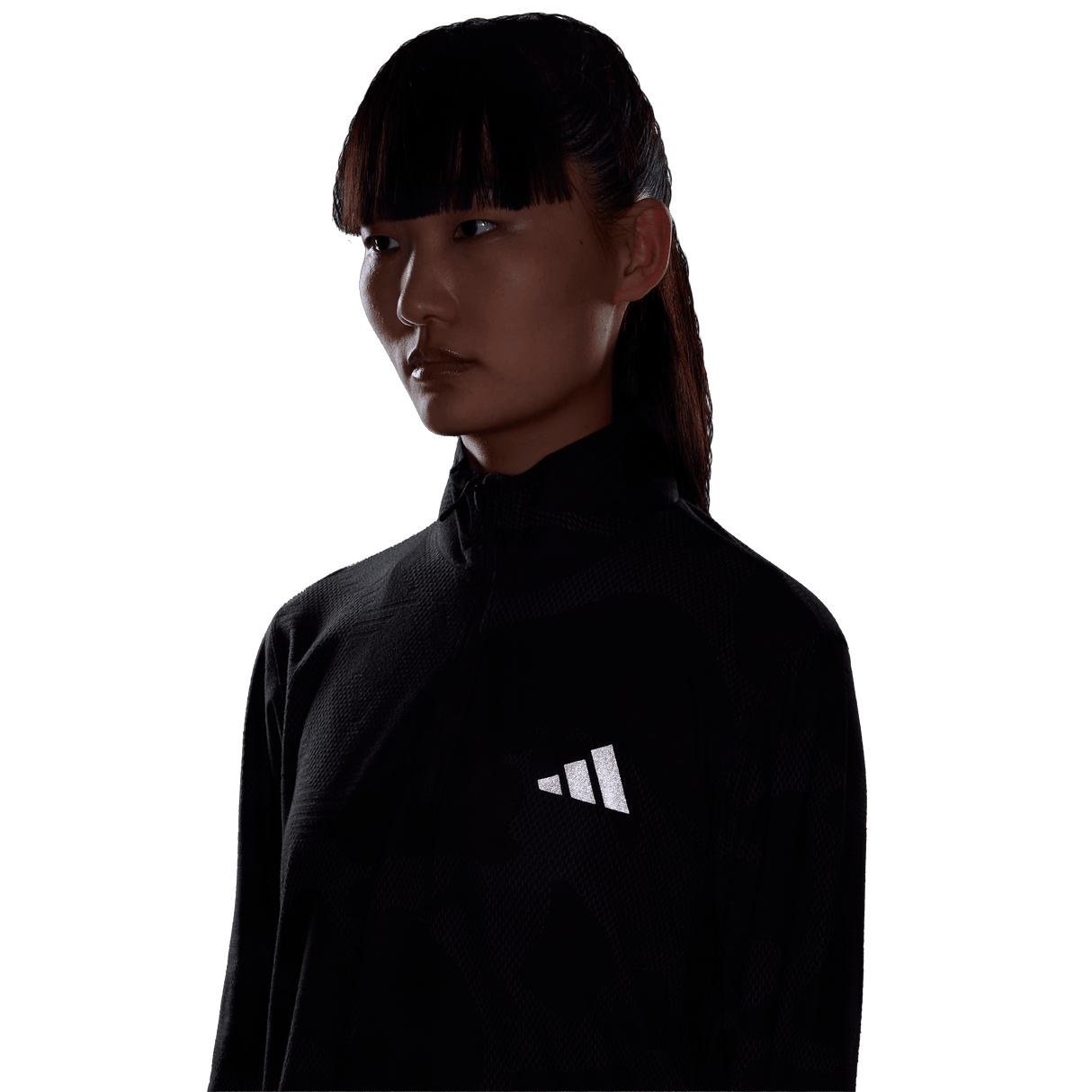 ADIDAS - Adi365 Running Half Zip - Donna - Black - image 7