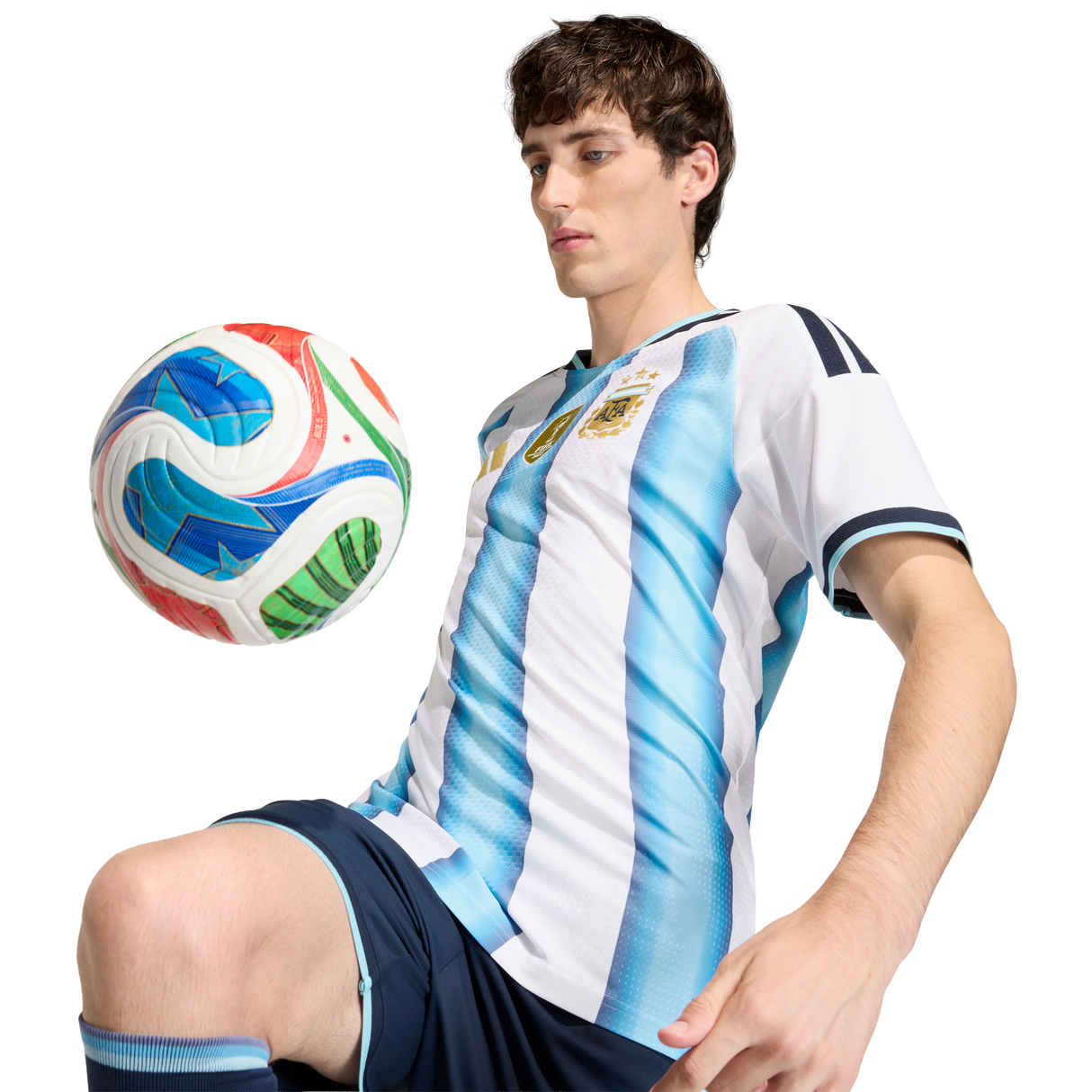 ADIDAS - Maglia Home Authentic Argentina 26 - Uomo - White - image 7