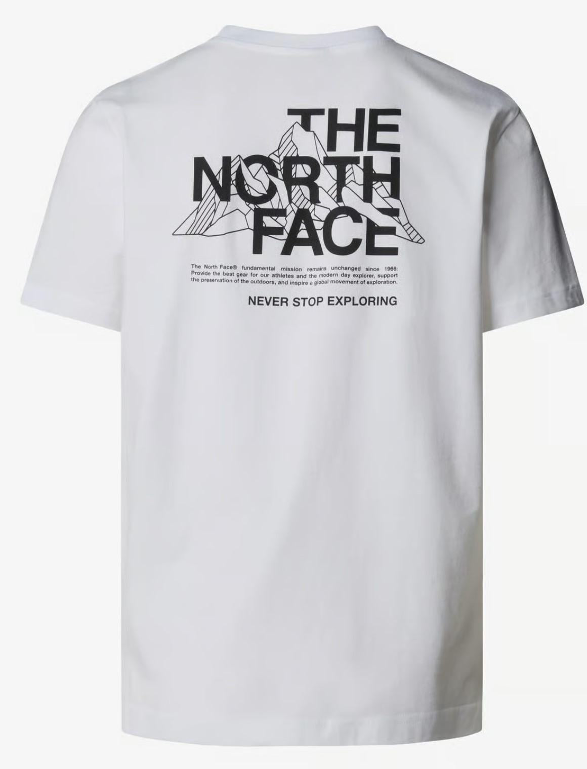 THE NORTH FACE T-shirt Mountain Sketch Regular uomo