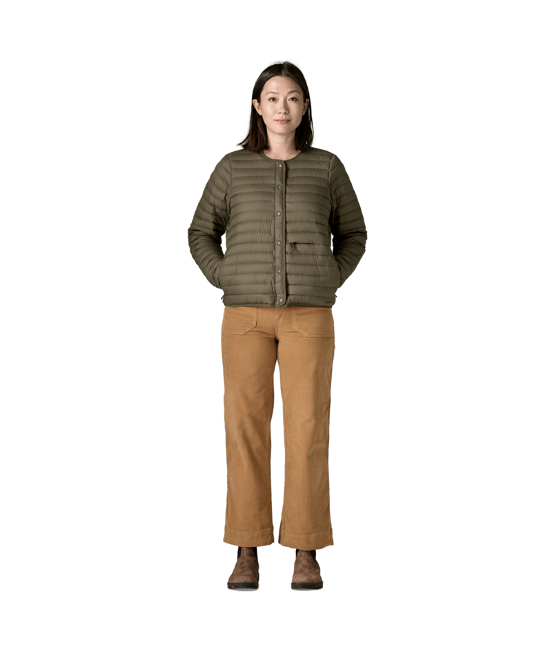 PATAGONIA - W's LW Reversible Down Sweater Cardigan