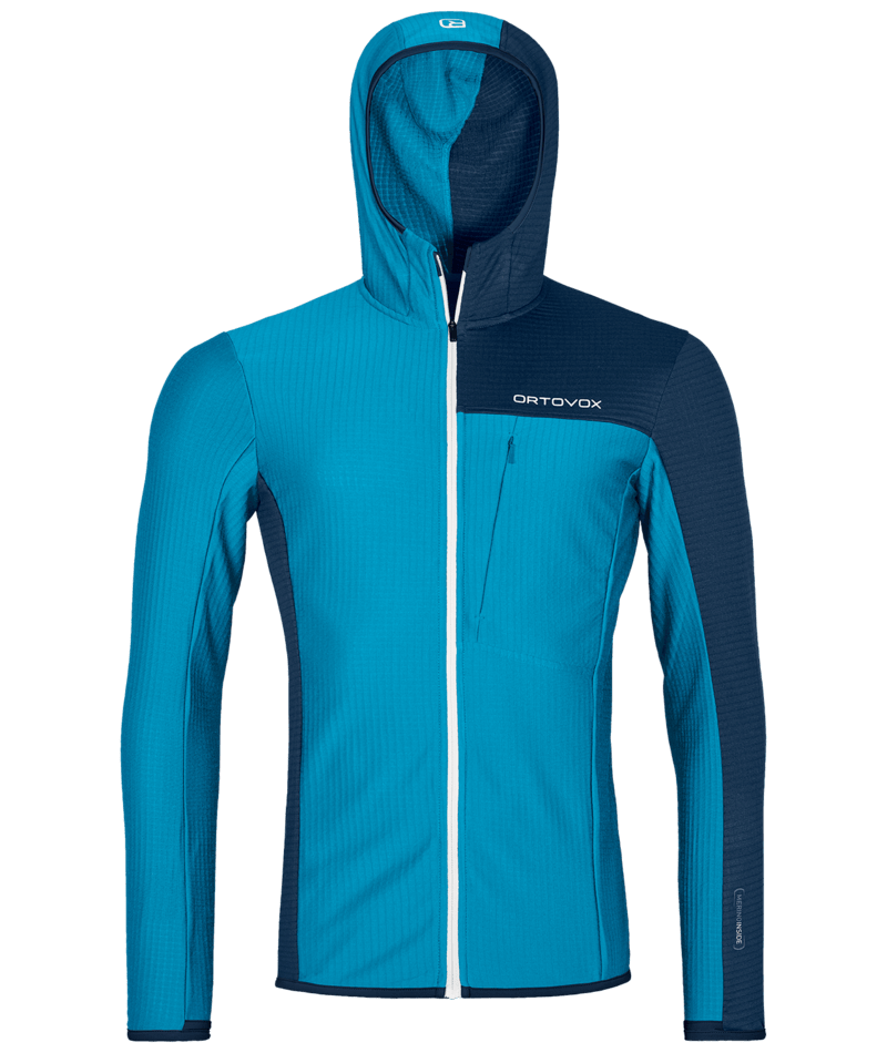 ORTOVOX - "FLEECE LIGHT GRID HOODED JKT M"