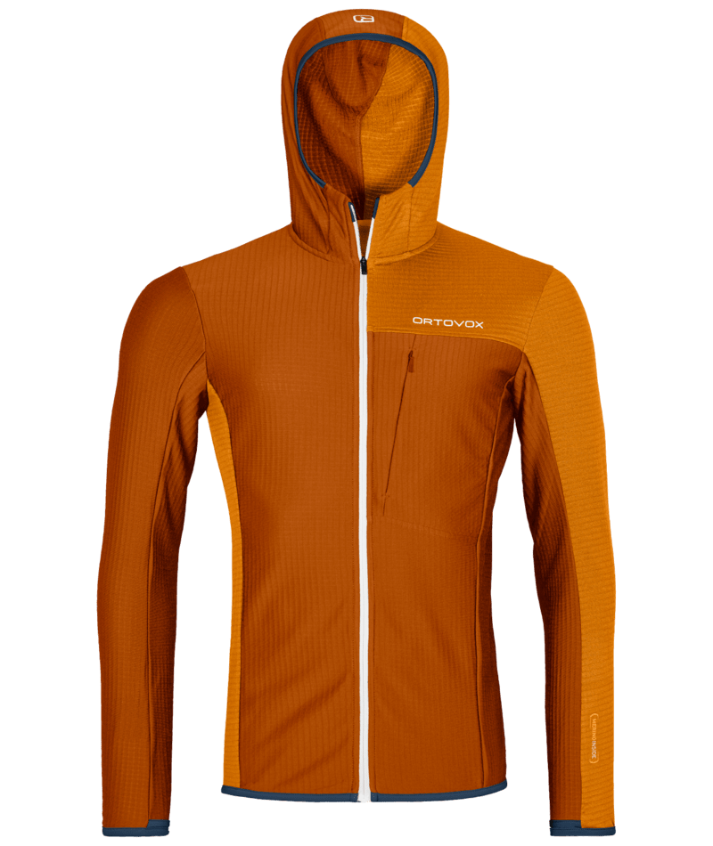 ORTOVOX - "FLEECE LIGHT GRID HOODED JKT M"