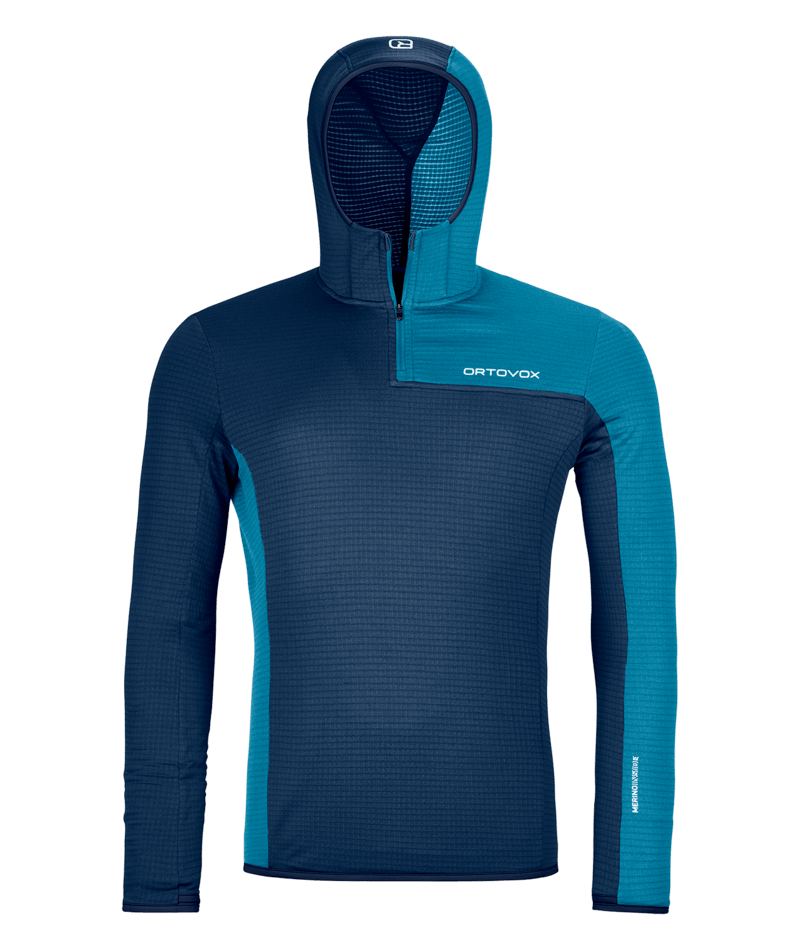 ORTOVOX - "FLEECE LIGHT GRID ZN HOODY M"