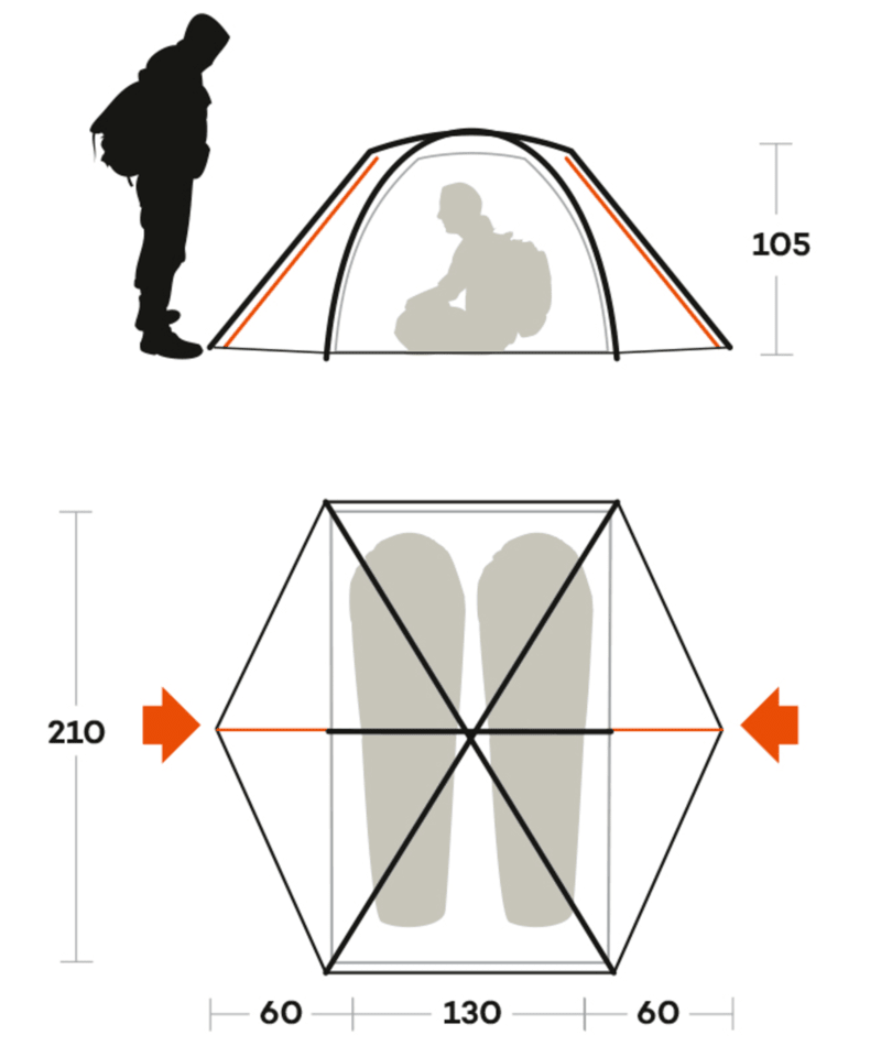 FERRINO - TENDA RIFT 2