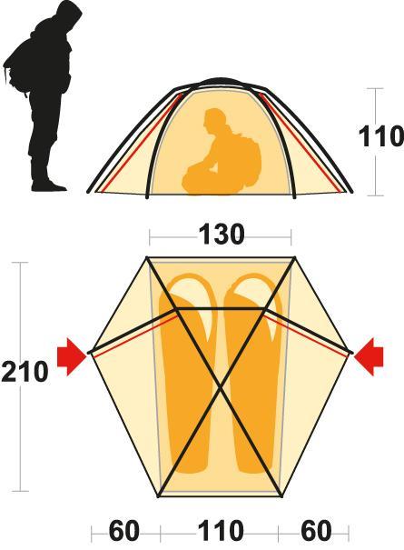 FERRINO - TENDA FORCE 2