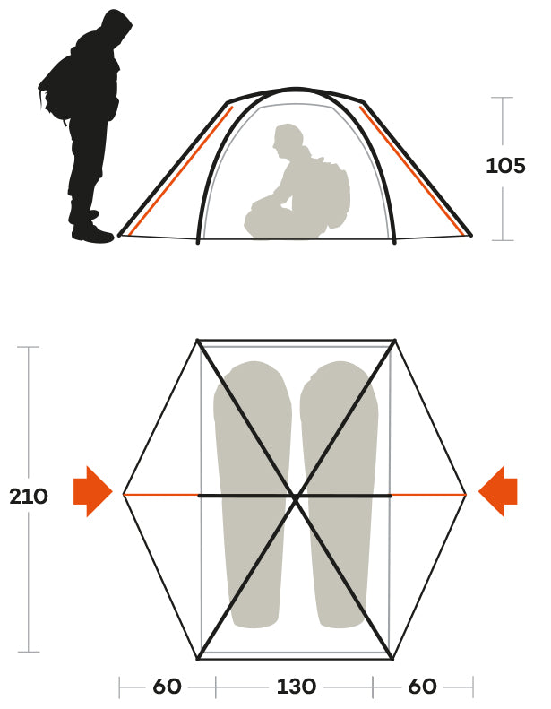 FERRINO - TENDA RIFT 2