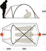 FERRINO TENERE 3 TENDA 3 STAGIONI TREKKING E CAMPEGGIO