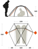 FERRINO TRIVOR 2 TENDA 4 STAGIONI TREKKING E ALPINISMO