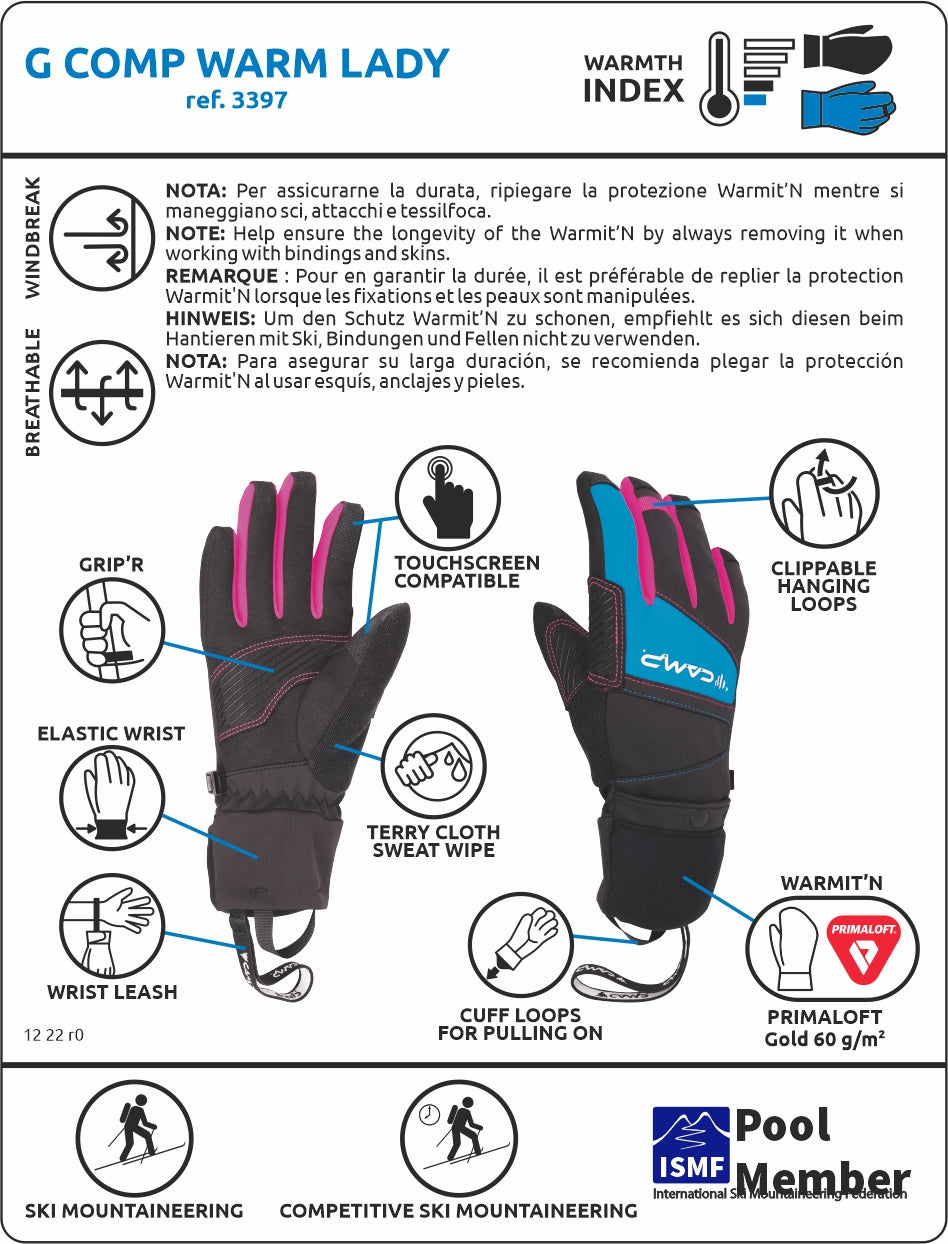 CAMP - G COMP WARM LADY - Glove