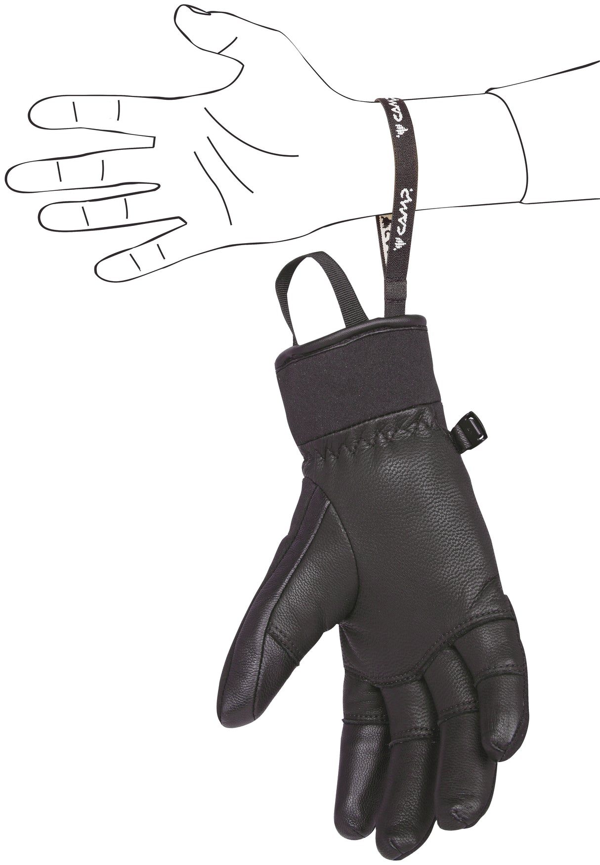 CAMP - G HOT WOOL DRY LADY - Guante