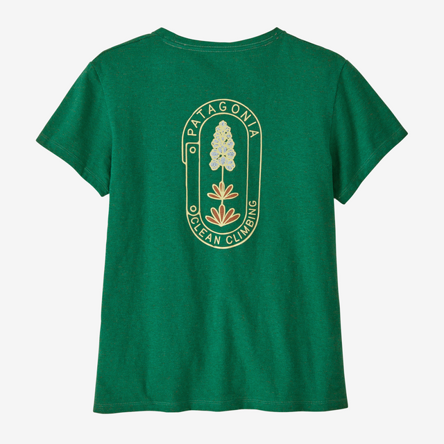 Patagonia - Women's Clean Climb Bloom Pocket Responsibili-Tee