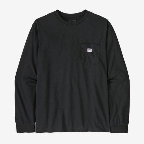 Patagonia - L/S Shop Sticker Pocket Responsibili-Tee