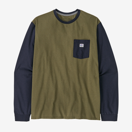 Patagonia - L/S Shop Sticker Pocket Responsibili-Tee