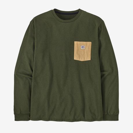 Patagonia - L/S Shop Sticker Pocket Responsibili-Tee