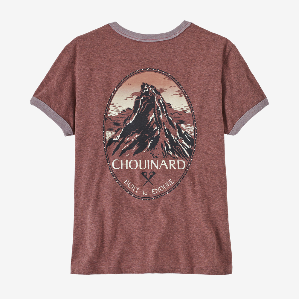 Patagonia Women's Chouinard Crest Ringer Responsibili-Tee