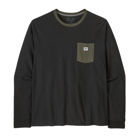 Patagonia - M's L/S Shop Sticker Pocket Responsibili-Tee