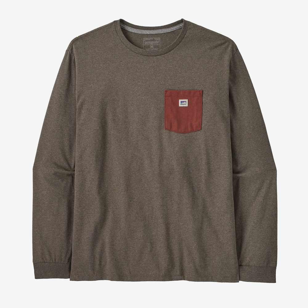 Patagonia - Men's L/S Shop Sticker Pocket Responsibili-Tee